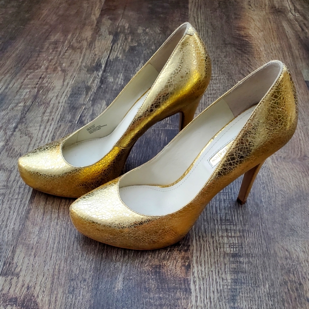 BCBG Generation Gold Pumps